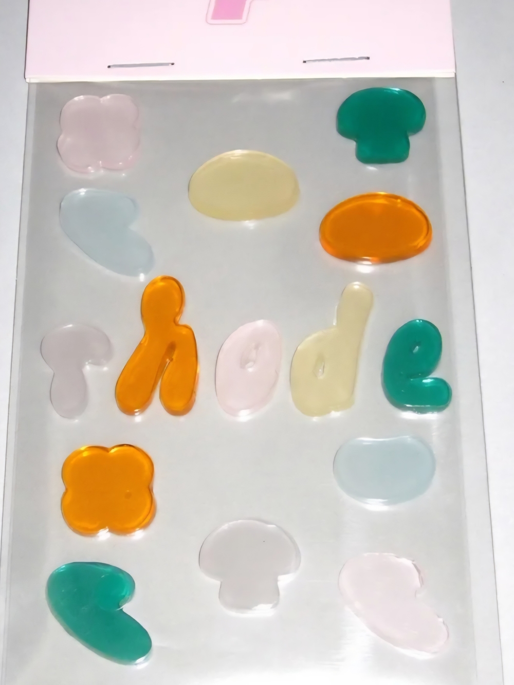 Rhode Skin jelly window/ Mirror stickers